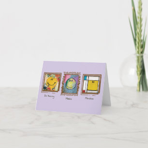 great artist smilies note card