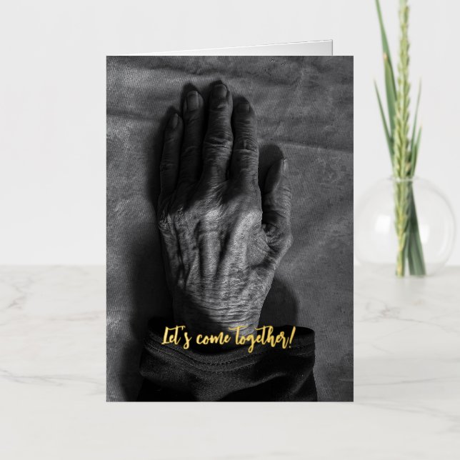 Great as a special gift foil greeting card (Front)