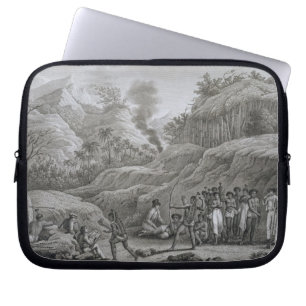 Great Asian Archipelago: French explorers with nat Laptop Sleeve