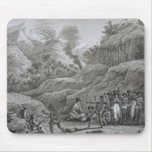 Great Asian Archipelago: French explorers with nat Mouse Pad