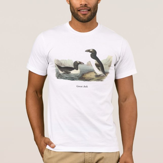 Great Auk, John Audubon T-Shirt (Front)