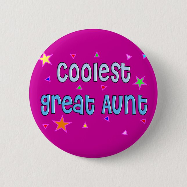 Great Aunt Gifts 6 Cm Round Badge (Front)