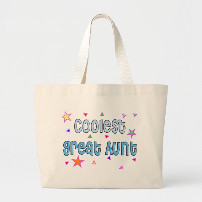 Great Aunt Gifts Large Tote Bag (Front)