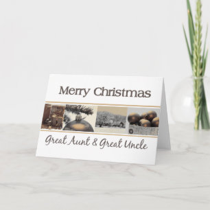 Great Aunt & Great Uncle Merry Christmas card
