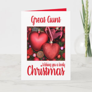 Great Aunt Lovely Christmas card