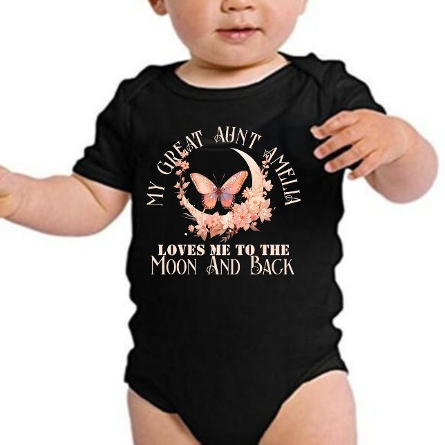Great Aunt Loves me Baby Bodysuit (Creator Uploaded)
