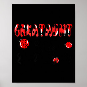 Great Aunt of The Little Lady Birthday Girl Poster