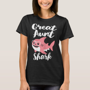 Great Aunt Shark Mother's Day Grandma Funny T-Shirt