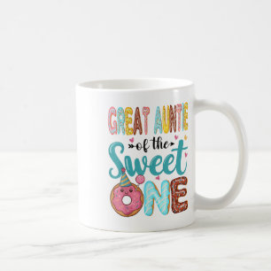 Great Auntie Of The Sweet One 1st Birthday Girl Do Coffee Mug