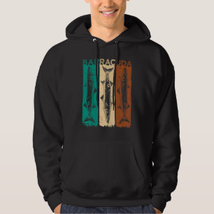 Great Barracuda Cuda Fishing Wildlife Saltwater Fi Hoodie