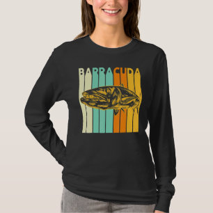 Great Barracuda Cuda Fishing Wildlife Saltwater Fi T-Shirt