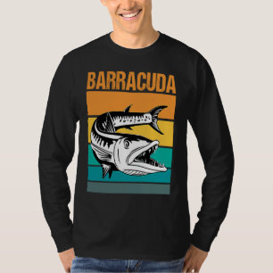 Great Barracuda Cuda Fishing Wildlife Saltwater Fi T-Shirt