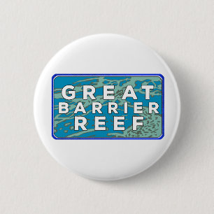 Great Barrier Reef 6 Cm Round Badge