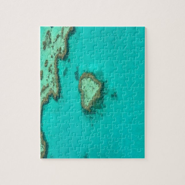 Great Barrier Reef, Australia heart coral Jigsaw Puzzle (Vertical)