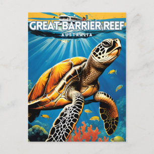 Great Barrier Reef Australia Postcard