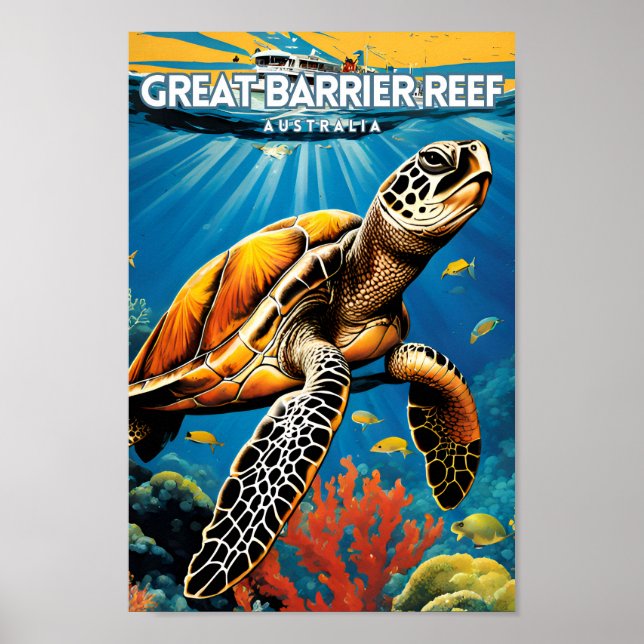 Great Barrier Reef Australia Poster (Front)