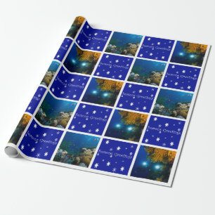 Great Barrier Reef Coral Sea Christmas Wrapping Paper