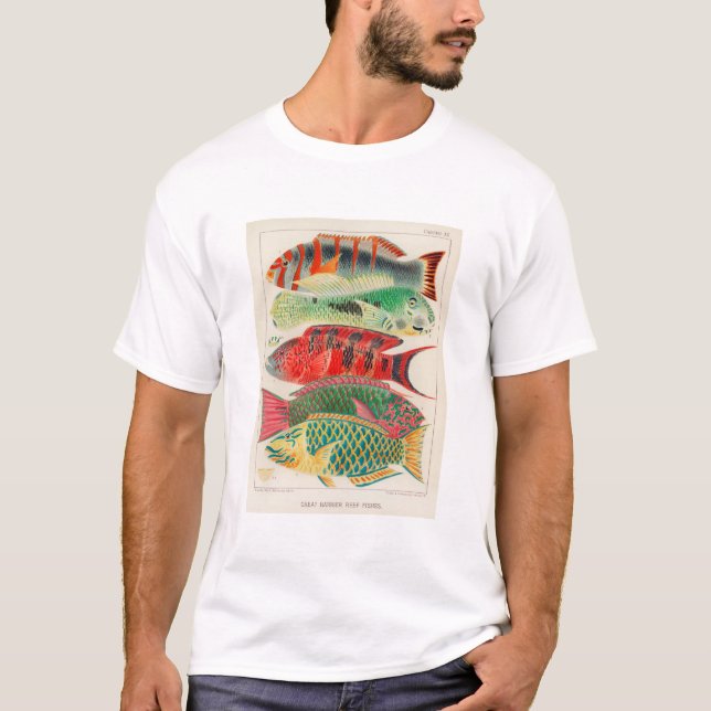 Great Barrier Reef Fishes Australia T-Shirt (Front)