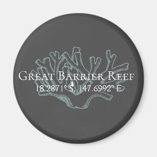 Great Barrier Reef Latitude  Longitude  Magnet