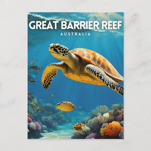 Great Barrier Reef Postcard (Front)