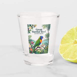Great Barrier Reef, Queensland Australia Shot Glass