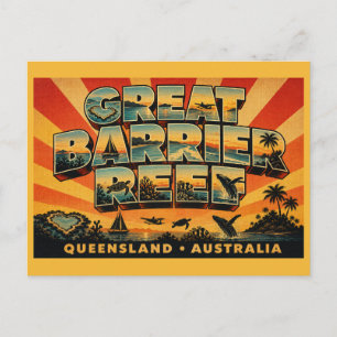 Great Barrier Reef Queensland Natural Wonder Postcard