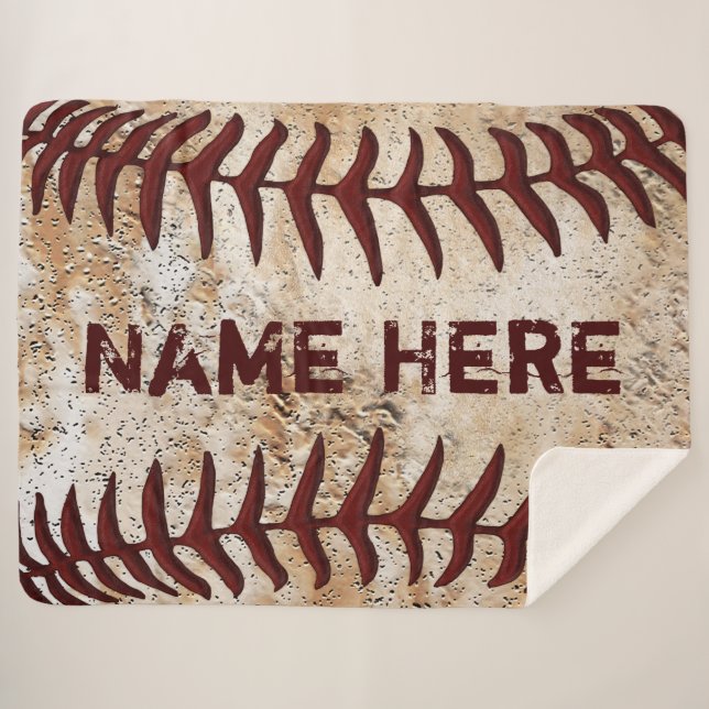Great Baseball Gifts for Baseball Lovers Sherpa Blanket (Front (Horizontal))