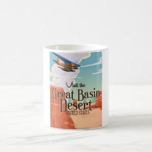 Great Basin Desert vintage travel poster. Coffee Mug