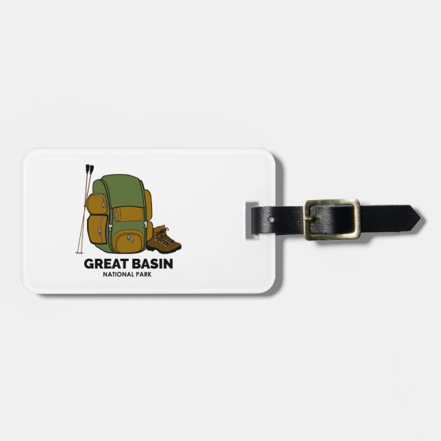 Great Basin National Park Backpack Luggage Tag (Front Horizontal)