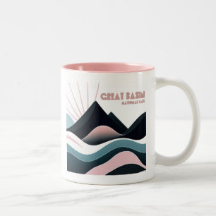 Great Basin National Park Colored Hills Two-Tone Coffee Mug