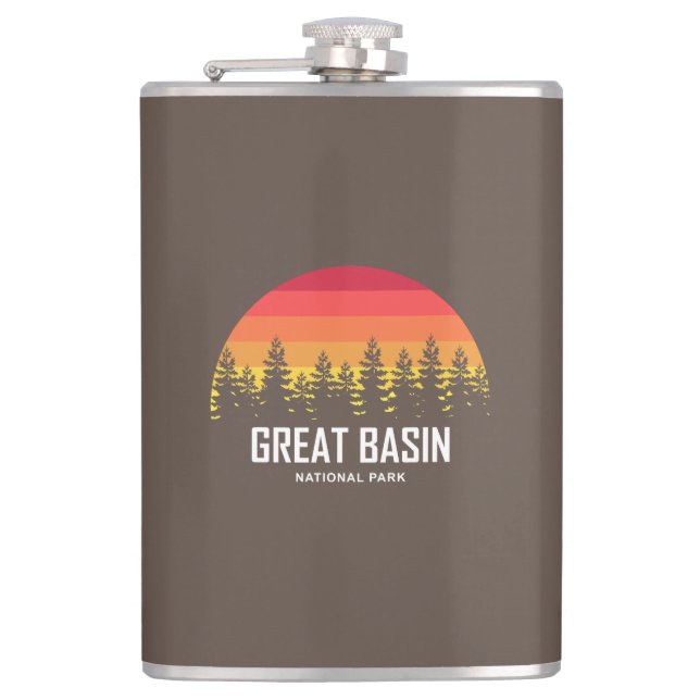 Great Basin National Park Hip Flask (Front)
