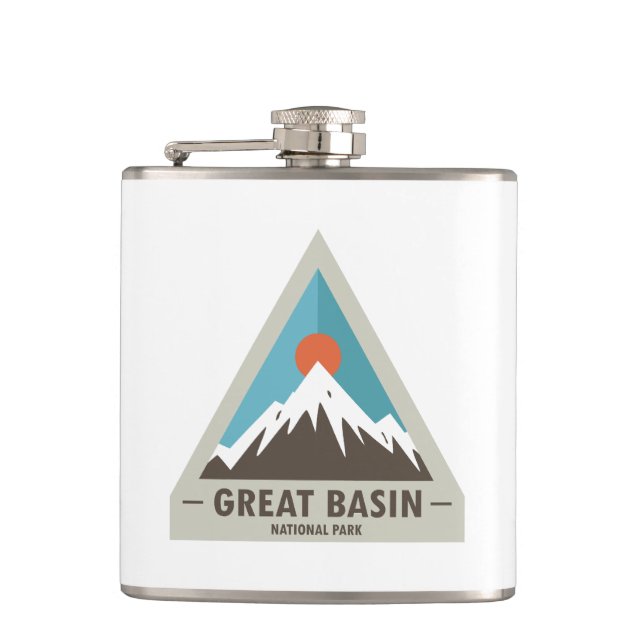 Great Basin National Park Hip Flask (Front)