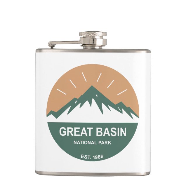 Great Basin National Park Hip Flask (Front)