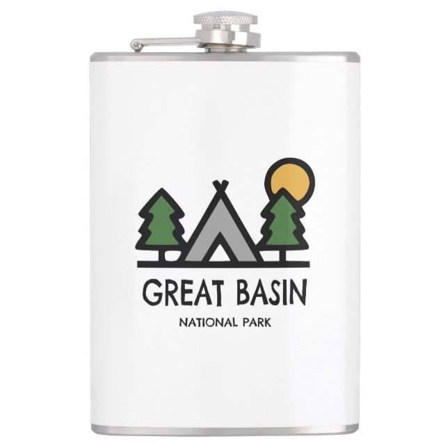 Great Basin National Park Hip Flask (Front)