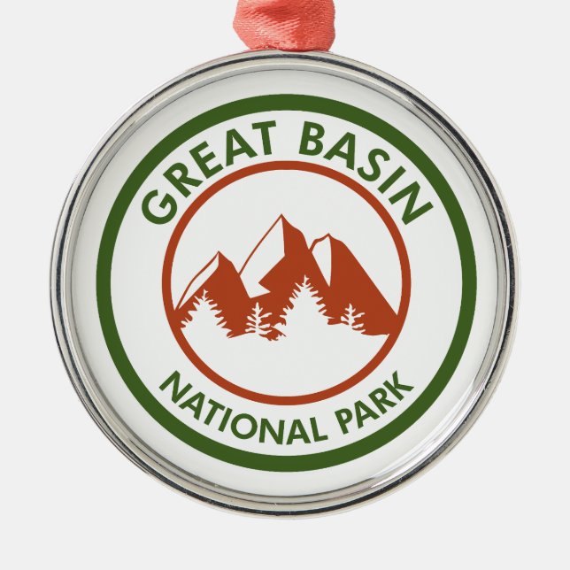 Great Basin National Park Metal Ornament (Front)