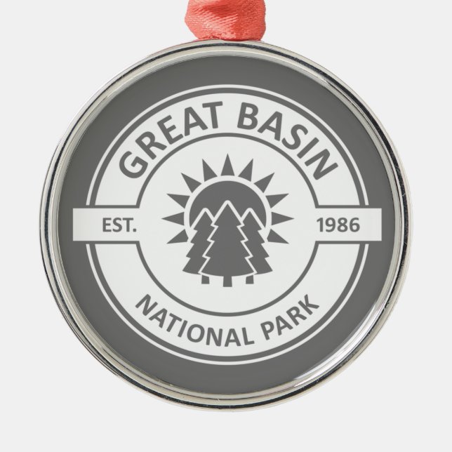 Great Basin National Park Metal Ornament (Front)