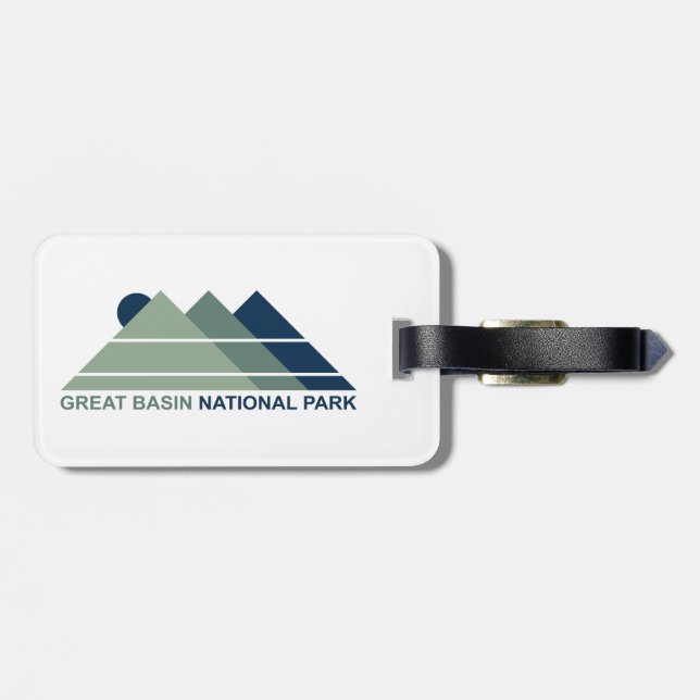 Great Basin National Park Mountain Sun Luggage Tag (Back Horizontal)
