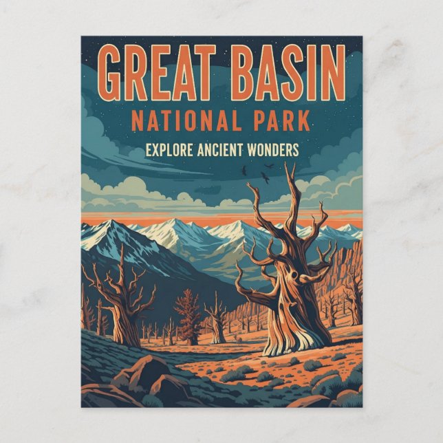 Great Basin National Park Nevada Postcard (Front)