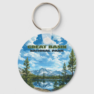 Great Basin National Park Nevada Wheeler Peak Key Ring