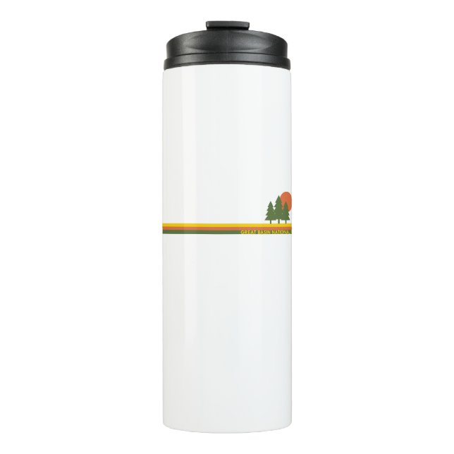 Great Basin National Park Pine Trees Sun Thermal Tumbler (Front)