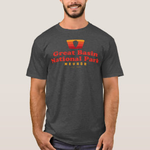 Great Basin National Park Retro Badge Arrowhead Re T-Shirt