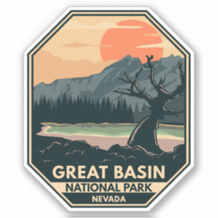 Great Basin National Park Retro Emblem