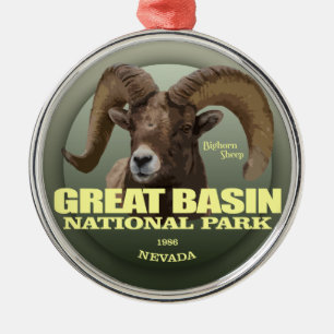 Great Basin NP (Bighorn) WT Metal Ornament