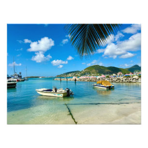 Great Bay in Philipsburg, Sint Maarten Photo Print