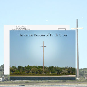Great Beacon of Faith Cross St Augustine Florida Postcard