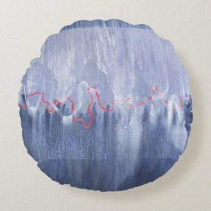 Great Bear and Pleaides Round Cushion