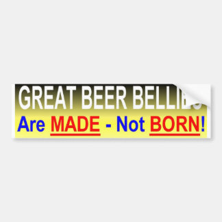 GREAT BEER BELLIES BUMPER STICKER