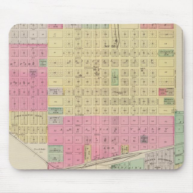 Great Bend, Albert, Kansas Mouse Pad (Front)