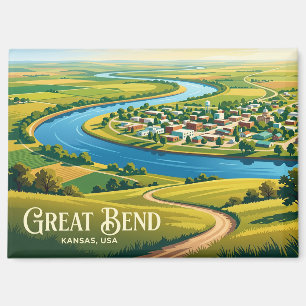 Great Bend, Kansas Kansas Magnet
