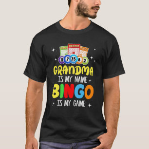 Great Bingo Art For Grandma Women Gambling Bingo P T-Shirt